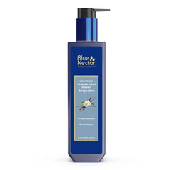 Blue Nectar Shea Butter Warm Vanilla and Sugar Body lotion Cream with Vitamin E for Ultra Hydration (12 Herbs, 200 ml)