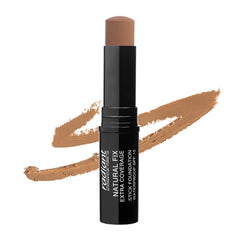 Radiant Professional Natural Fix Extra Coverage Stick Foundation - Full Coverage Waterproof Foundation & Contouring Stick - SPF 15 Paraben & Oil Free Matte Finish - 8.5 g - Tawny (06)
