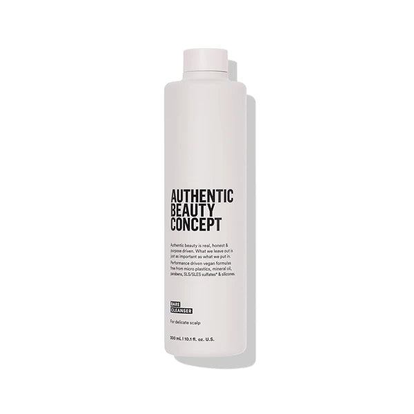 Authentic Beauty Concept Bare Cleanser | Fragrance-Free Shampoo | Unscented | Scalp Cleanser for Build Up | For Sensitive Scalp | All Hair Types | Vegan & Cruelty-free | Sulfate-free | 10.1 fl. oz.