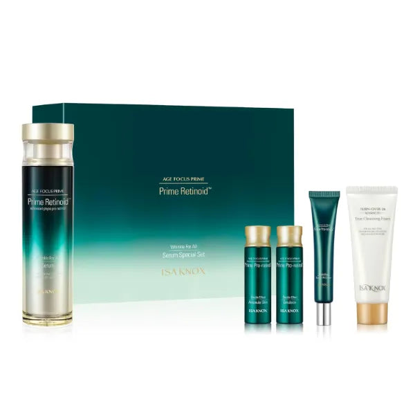 ISA KNOX Age Focus Prime Wrinkle For All (4.9fl oz) - Plant-Based Korean Skin Care Solution for Skin Elasticity & Moisturization, Daytime Retinol