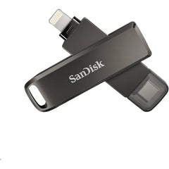 SanDisk iXpand Flash Drive Luxe With Lightning And USB-C Connectors - Works With iPhone 14 And Older