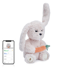 EBLOMA AI Chat Buddy for Teens 13+, Interactive Bunny Plush with Real-Time Chat, Voice Response & Fast Answers, Expressive Personality for Questions and Daily Conversations, No Subscription