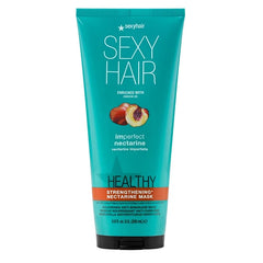 SexyHair Healthy Imperfect Fruit Strengthening Anti-Breakage Mask, 6.8 oz | Nectarine | Fine to Medium Hair Type
