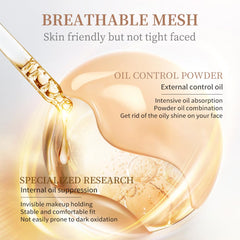 JOSURBEAUTY Cream Foundation, Air cushion powder moisturizing concealer, light and thin, fits well, locks in freshness, air cushion