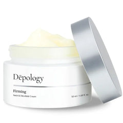 Depology Firming Neck & Décolleté Cream, Anti-Aging Neck Cream for Tightening and Wrinkles with IDEALIFT 4%, Retinol, Collagen, Multi-HA Complex, Korean Skin Care Product 1.69 fl. oz