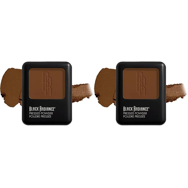 Black Radiance Natural Matte Foundation Powder, Minimizes Shine, Warm Hazelnut (Pack of 2)