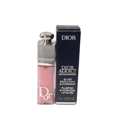 Dior Addict Lip Maximizer Lip Plumping Gloss # 001 PINK (MINI/SMALL/SAMPLE SIZE/TRAVEL SIZE) 2 ml / 0.06 fl oz- (NOTE THIS IS VERY SMALL) - 0106