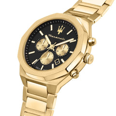 Maserati Stile 45 mm Chronograph Men's Watch, Gold, Chronograph