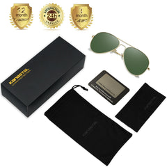 KANASTAL Polarized Sunglasses for Women and Men, Metal Frame Sun Glasses Retro Shades for Mens Driving Outdoor Military Style 100% UV400 Protection