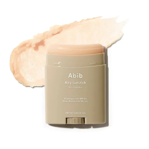 Abib Airy Sunstick Smoothing Bar Broad Spectrum SPF50+ 0.81 oz / 23 g (Semi- matte)