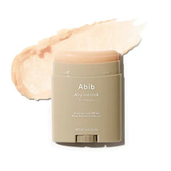 Abib Airy Sunstick Smoothing Bar Broad Spectrum SPF50+ 0.81 oz / 23 g (Semi- matte)