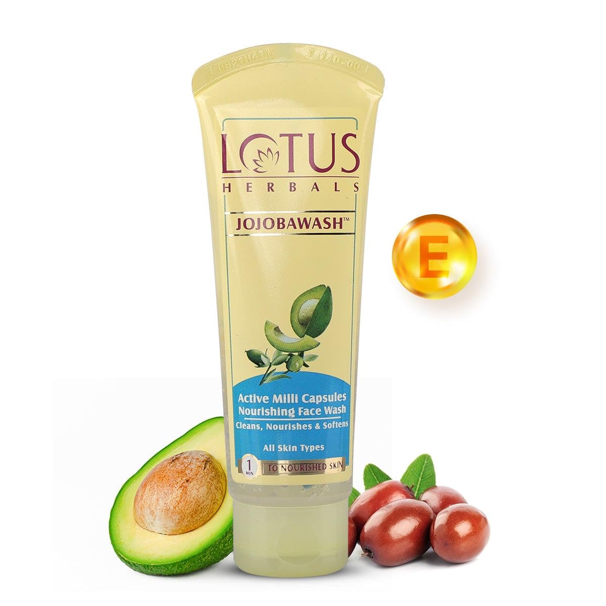 Lotus Herbals Jojoba Wash Face Wash – Gentle Exfoliating Cleanser with Jojoba Beads
