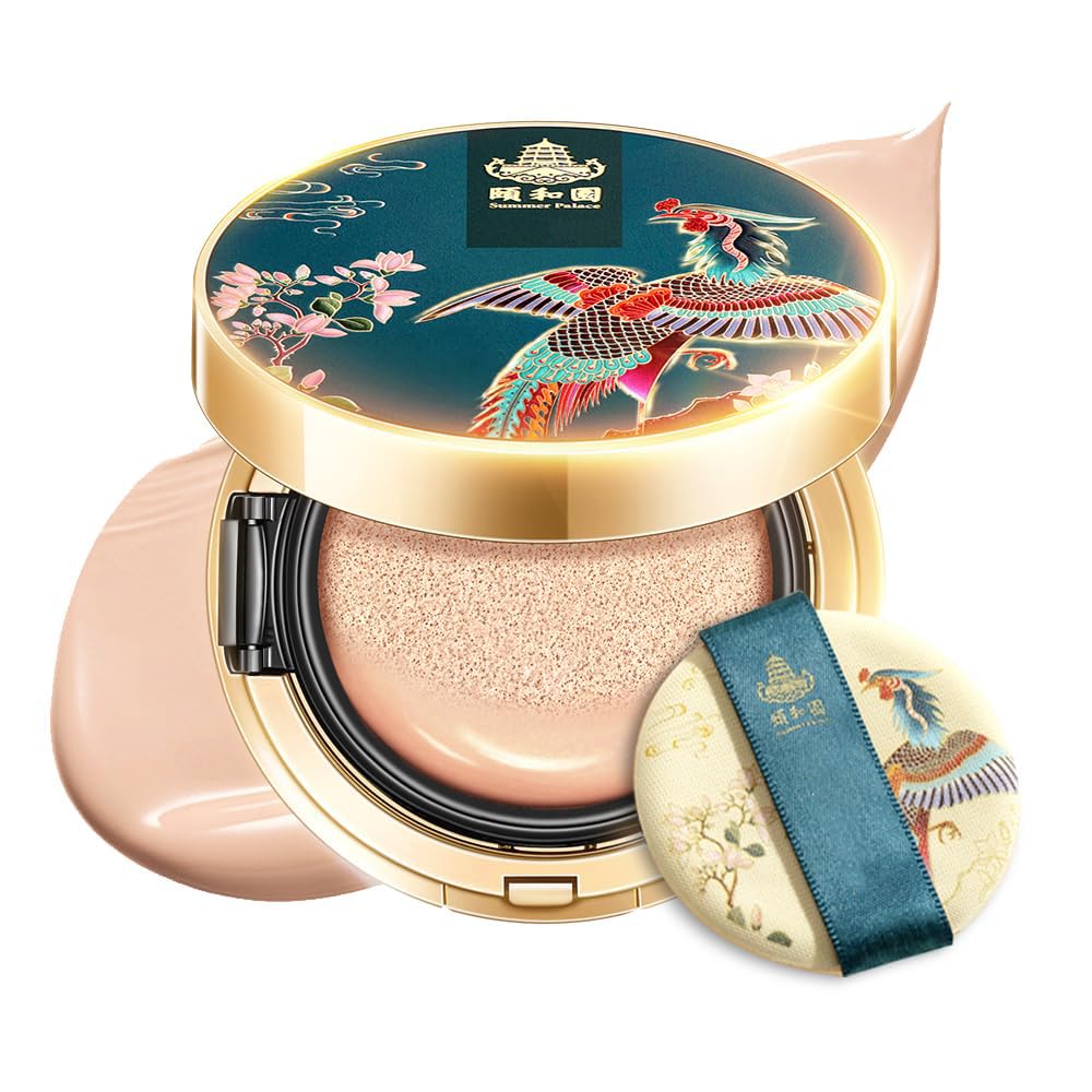 TERRIFI Foundation for Mature Skin, Full Coverage Lightweight and Breathable Formula, Refillable Cushion Foundation, Ideal for Smooth and Radiant Finish