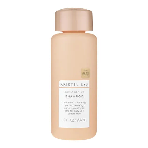 Kristin Ess Hair Extra Gentle Shampoo for Sensitive Skin + Scalp, Moisturizing + Hydrating Shampoo for Dry Hair, Vegan, Color Safe + Keratin Safe, 10 fl oz