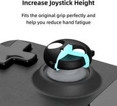 GeekShare Cute Halloween Silicone Skull game console Thumb Grip Caps, Joystick Cover Compatible with Steam Deck Only,4PCS (White & Black)