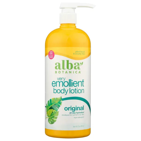 Alba Botanica Very Emollient Body Lotion Original 32 oz