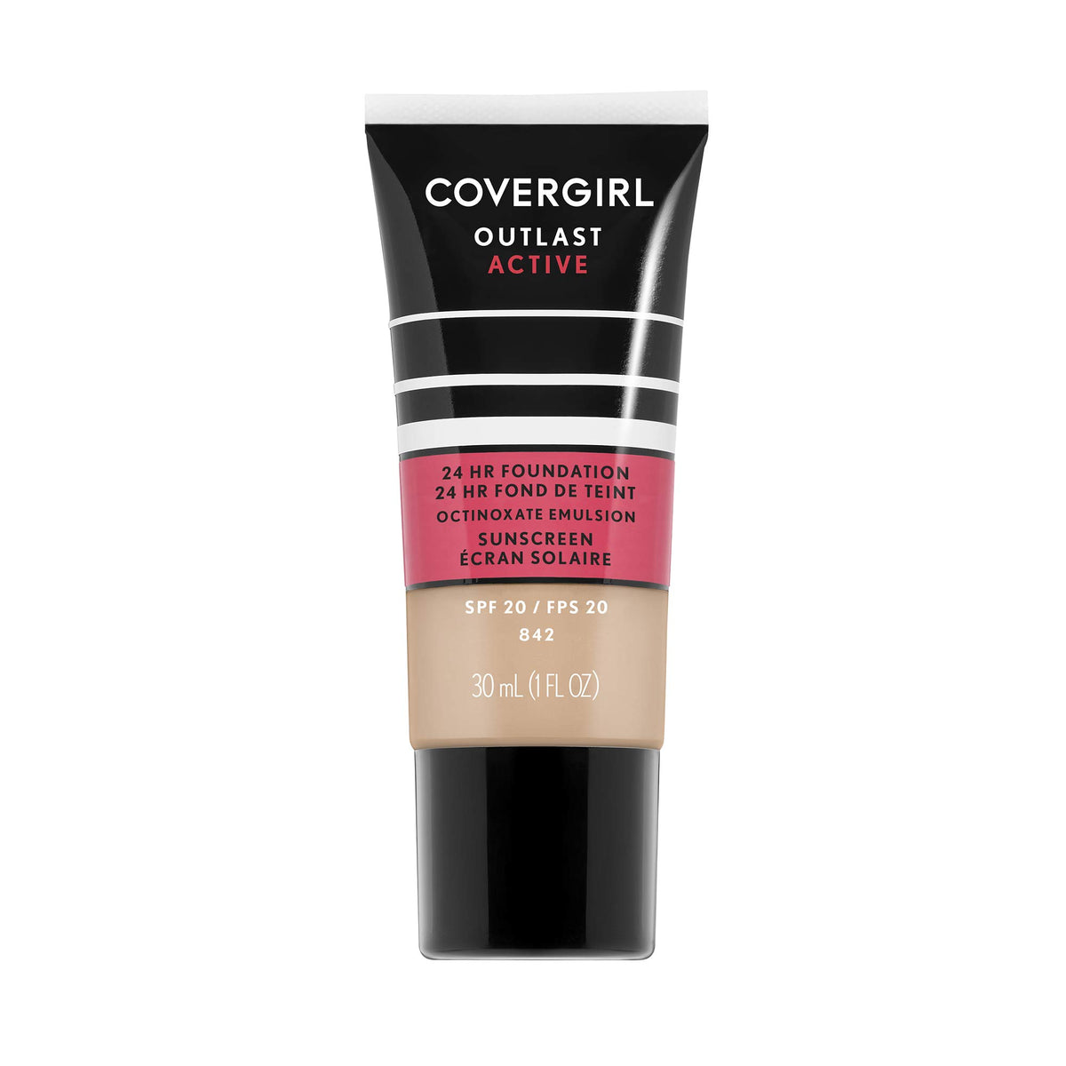 COVERGIRL Outlast Active Foundation, Medium Beige, 1 Ounce, 1 Count