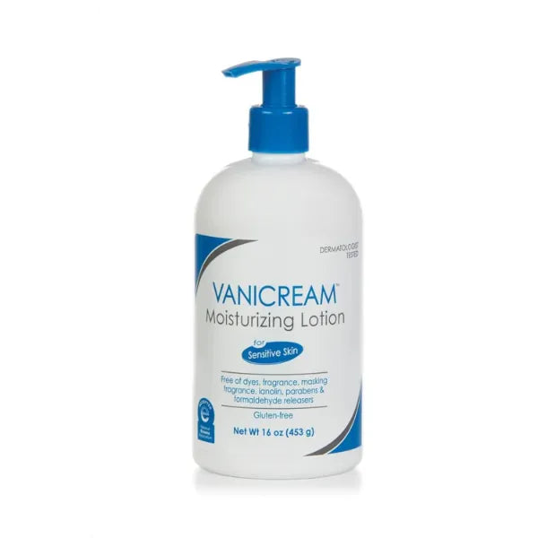 Vanicream Moisturizing Lotion with Pump, Fragrance and Gluten Free For Sensitive Skin | 16 Ounce (Pack of 1)