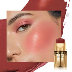 NIKITA.VIVI 3 in 1 Multi Stick for Blush Eyeshadow & Lipstick (#10), Eyeshadow Lipstick and Face Blusher Cream, Non Sticky Moisturizing Hydrating Smooth Face Blush Makeup Lipstick 8G