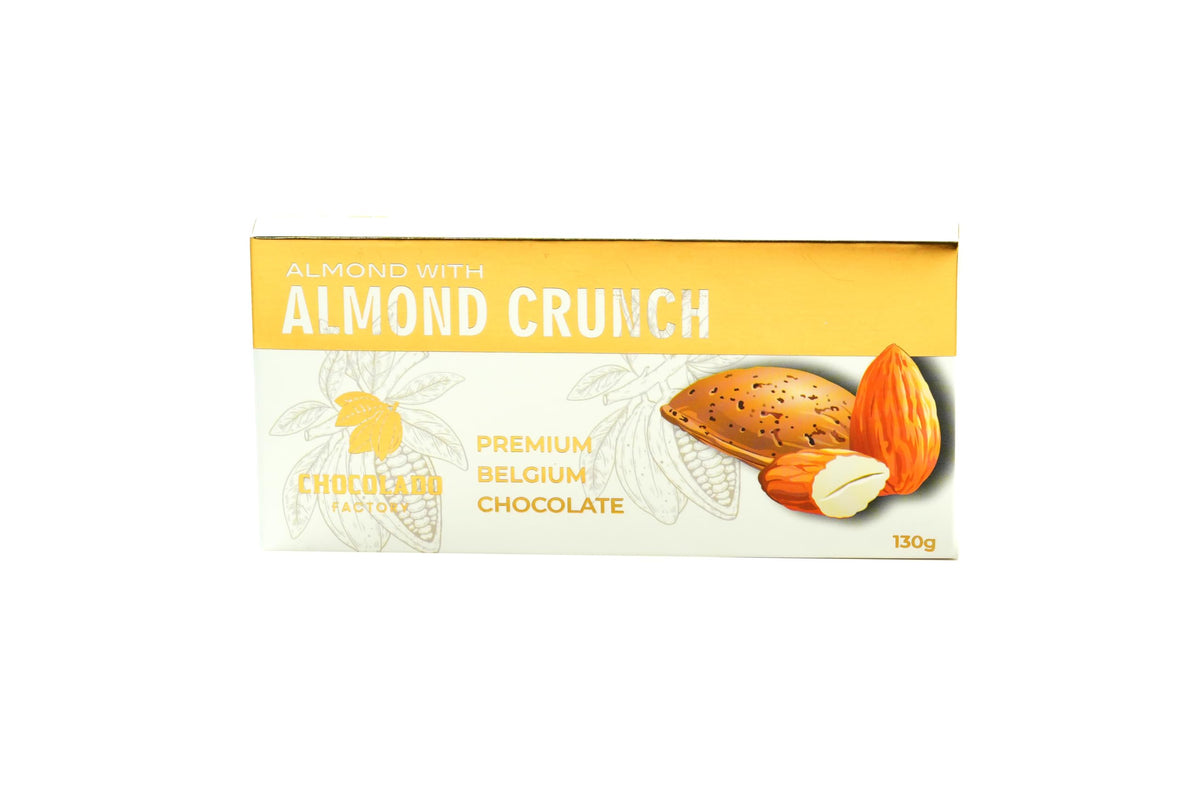 Chocolado Premium Belgian Chocolate Filled with Almond Cream - 130g