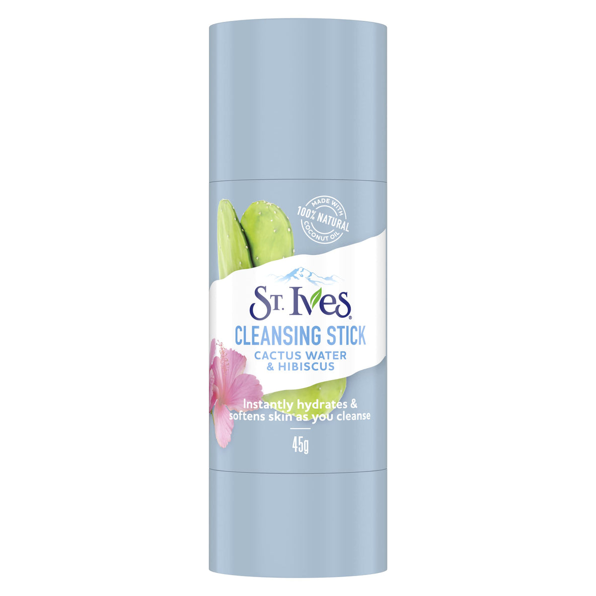 ST. Ives St 45 g Cleansing Stick Cactus Water and Hibiscus - Coconut