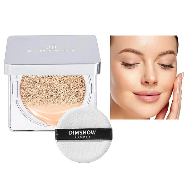 MYUANGO Flawless Cushion Foundation Makeup for Man and Woman | Hydrating | Long-Lasting Buildable Coverage | Highly Conceal | Lightweight and Moisturizing | Refill Included, 1.05Oz (#02 NATURAL)
