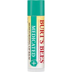 Burt's Bees 100% Natural Medicated Moisturizing Lip Balm with Menthol & Eucalyptus 2 Tubes, 0.15 Ounce (Pack of 2)