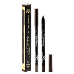 Waterproof Gel Eyeliner Pen, 0.2 mm Precision Twist-Up Tip, Smudge-Proof Kajal, Matte Finish, 12-Hour Wear, Vegan & Contact-Lens Safe, Sensitive Eyes (2 - Plum brown)