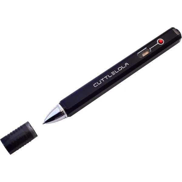CUTTLELOLA Electric Dotspen II “Black Knight” – Rechargeable Drawing Pen for Stippling, Sketching & Ink Art