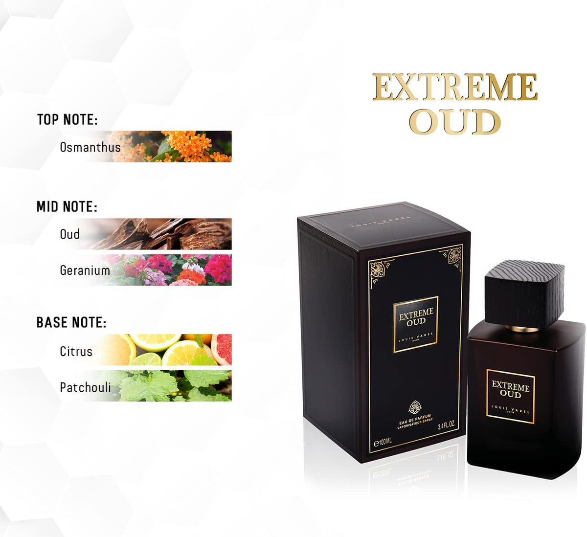 Louis Varel Extreme Oud EDP 100ML