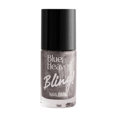 Blue Heaven Bling Nail Paint Long Wearing, Grey Pearl - 763, 8gm