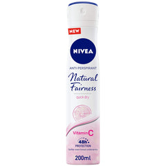 NIVEA Antiperspirant Spray for Women, Natural Fairness, 200ml
