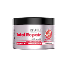 REVUELE HAIR MASK TOTAL REPAIR FOR DAMAGED, BRITTLE AND DRY HAIR 500 ml, 6 pcs