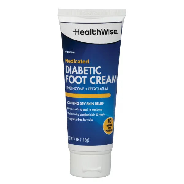 HealthWise Diabetic Foot Cream, 4 oz