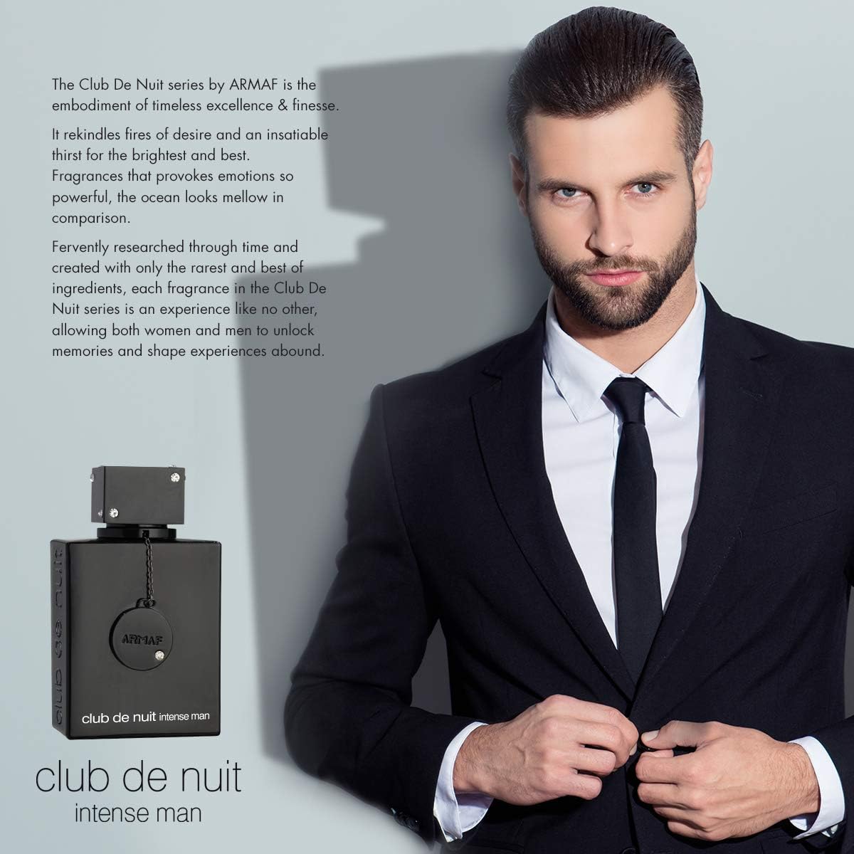 Armaf Club De Nuit Intense Man Concentrated Luxury French Perfume Oil For Men 18ml, Black, Perfumes For Him