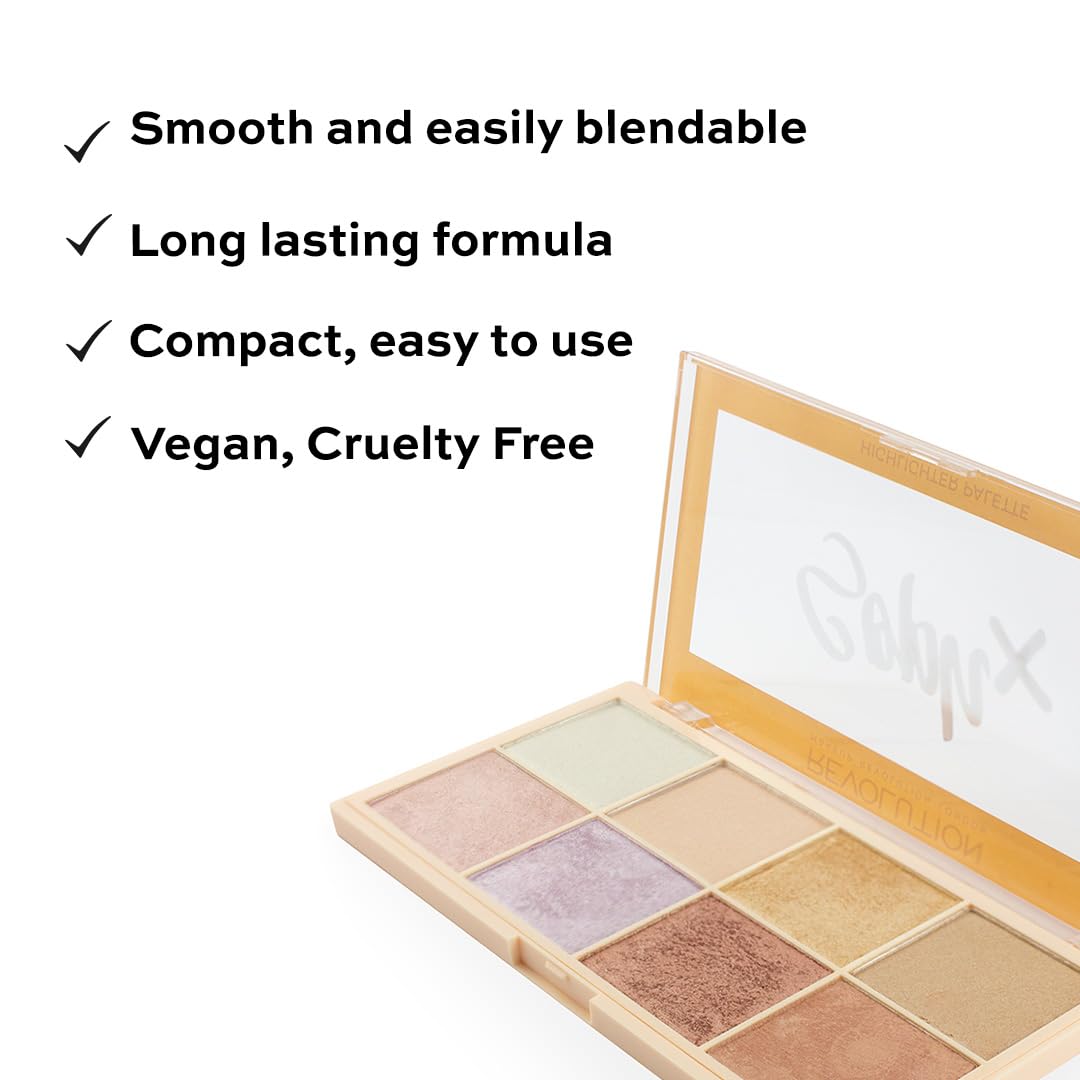 Makeup Revolution Soph Highlighter Palette, 16 gm