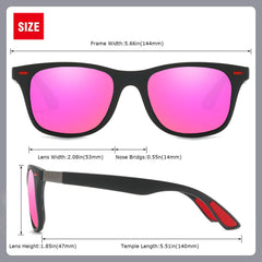 Polarized Sunglasses Mens Womens Cool Fishing Driving Hiking Ultralight Retro Wrap Around Travel sun glasses UV Protection