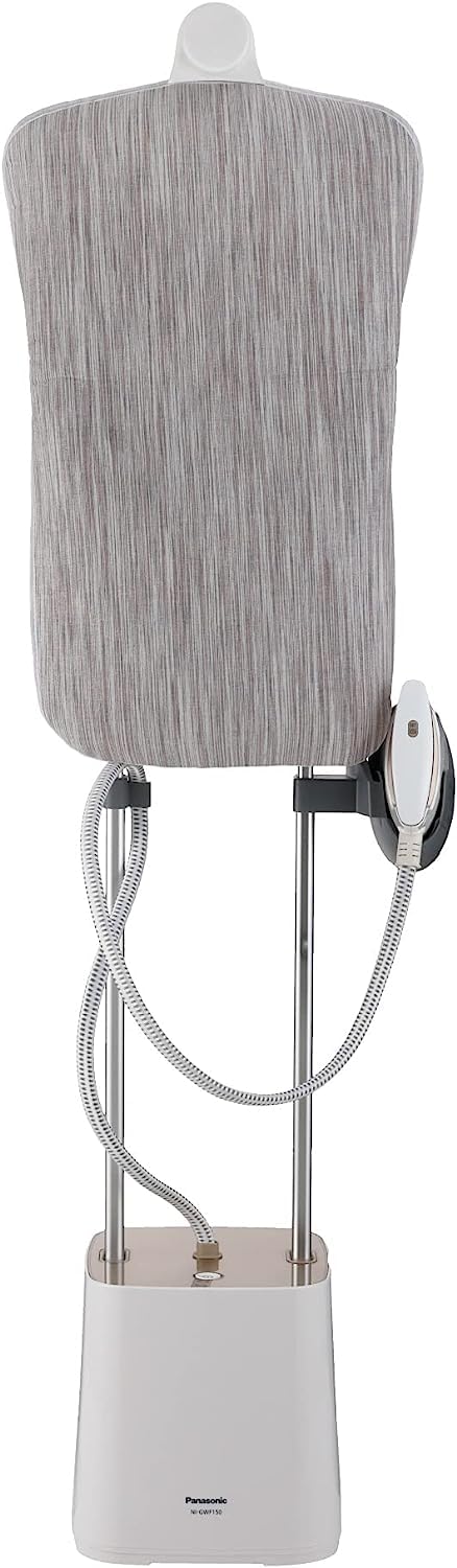 Panasonic Vertical Garment Steamer 2400W for Removing Tough Wrinkles, All-in-One Iron and Clothes Steamer, 6 Steam Levels and Dry, Free Angle Board,1.6L Water Tank,3 Stages Height Adjustment,NI-GWF150