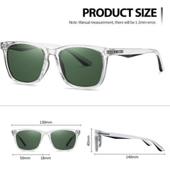 Joopin Polarized Sunglasses for Women UV Protection Classic Square Vintage Shades of Men Driving Fishing Traveling Lightweight Glasses