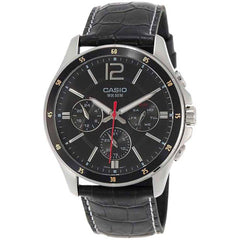 Casio Stainless Steel Analog Watch Black