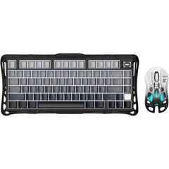 GravaStar Mercury K1 75 Mechanical Gaming Keyboard and Mercury M1 Pro Gaming Mouse Set, Magnesium Alloy, RGB Light - Black Gradient