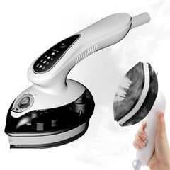 TERRIFI Portable Travel Steamer Iron, Fast Heat Up Handheld Garment Steamer, 3 Modes for Wet and Dry Ironing, 1100W 25s Heat Up Micro Steam Iron, 90° Rotation Anti Drip Clothing Steamer Iron