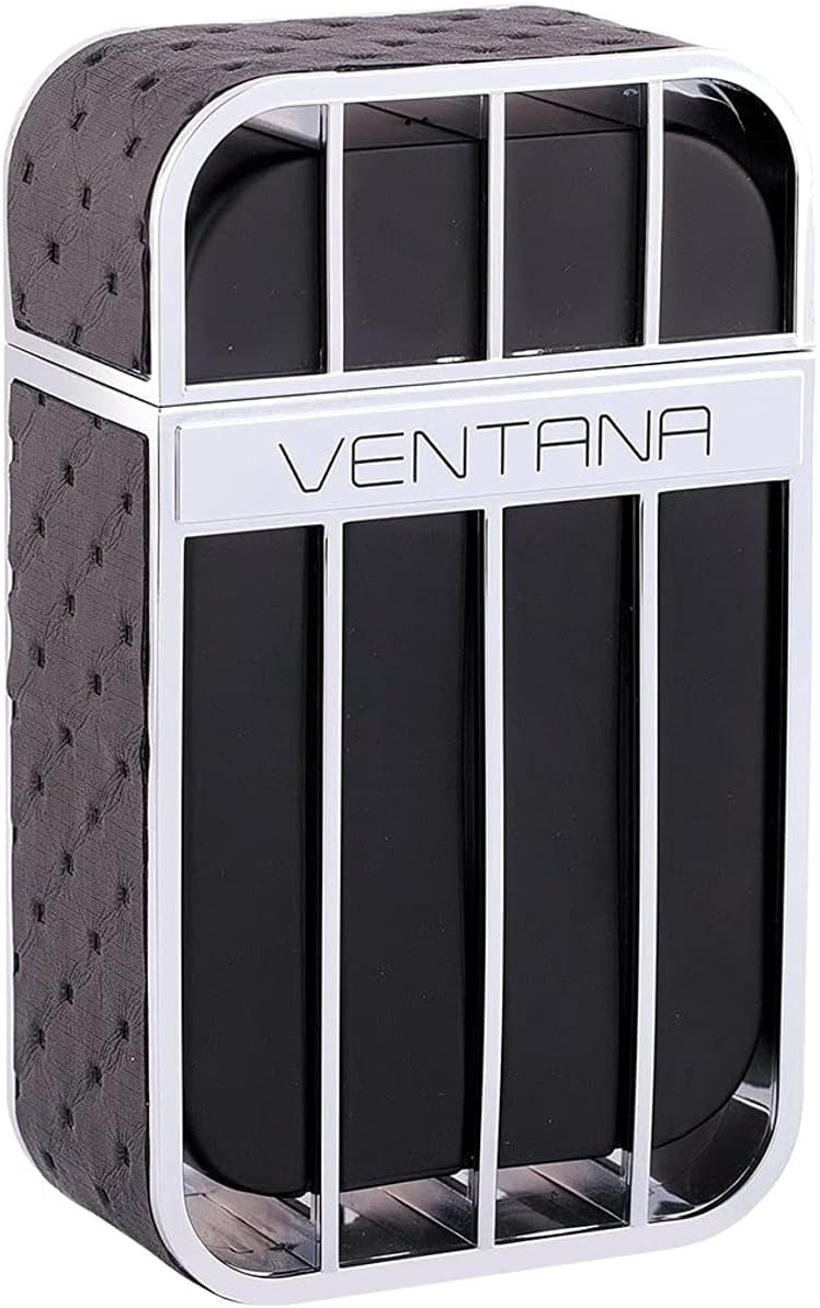 Armaf Ventana Pour Homme Woody Aromatic Men Fragrance Eau de Parfum 100ML, Silver Perfumes for Him