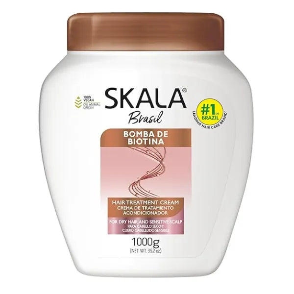 SKALA Linha Expert Creme de Nutricao Bomba de Biotina Expert Collection Biotin Bomb Hair Cream Net 33.81 Oz