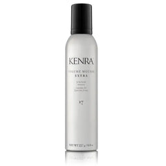 Kenra Volume Mousse Extra 17 | Firm Hold Mousse, Non-drying, Non-flaking Lightweight Formula | Tames Frizz & Conditions Thermal Protection up to 450F For All Hair Types - 8 oz