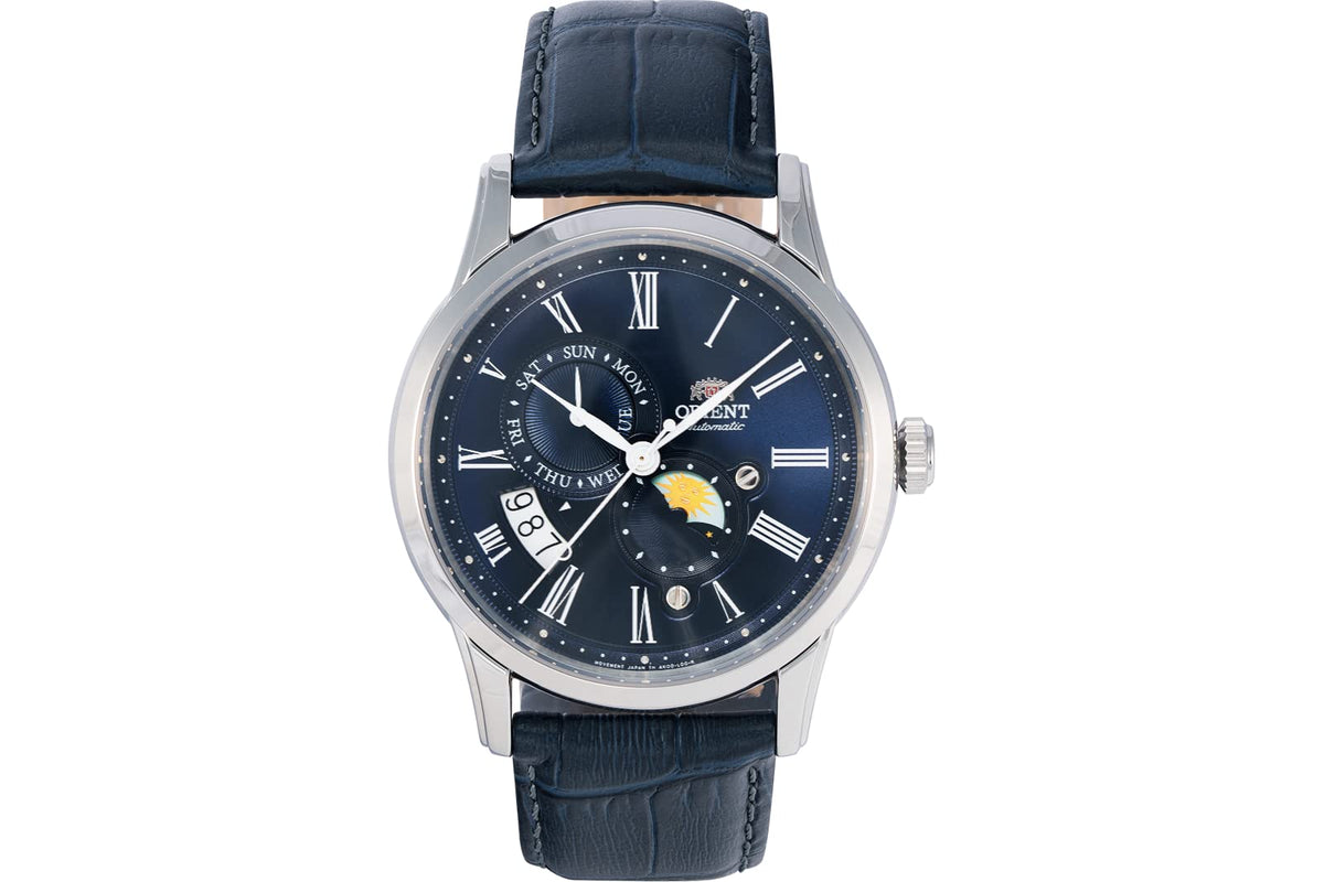 Orient Stainless Steel Japanese Automatic/Hand Winding Watch with Sapphire Crystal Model: RA-AK00