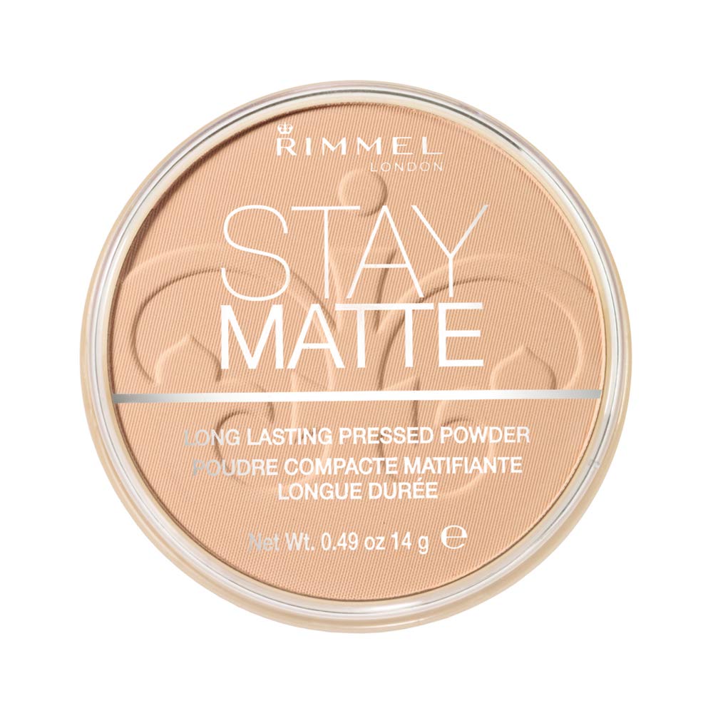 Rimmel London Stay Matte Pressed Powder, Amber, 14g