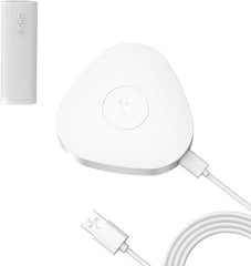 ROUNKIN Wireless Charger Compatible with Sonos Roam Gen 2nd/1st, Magnetic Charging Base, Power up Charging Dock for Portable Bluetooth Speaker for Sonos Roam SL(White)