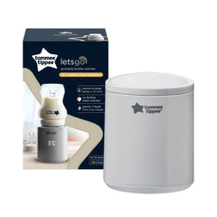 Tommee Tippee LetsGo Portable Baby Bottle Warmer, USB Rechargeable, Electric Bottle Warmer, Lightweight and Travel Friendly