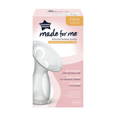 Tommee Tippee Silicone Manual Breast Pump and Let Down Catcher to Express, Relieve or Catch Excess Breast Milk, Includes Sterilising Lid, 100ml, One Size
